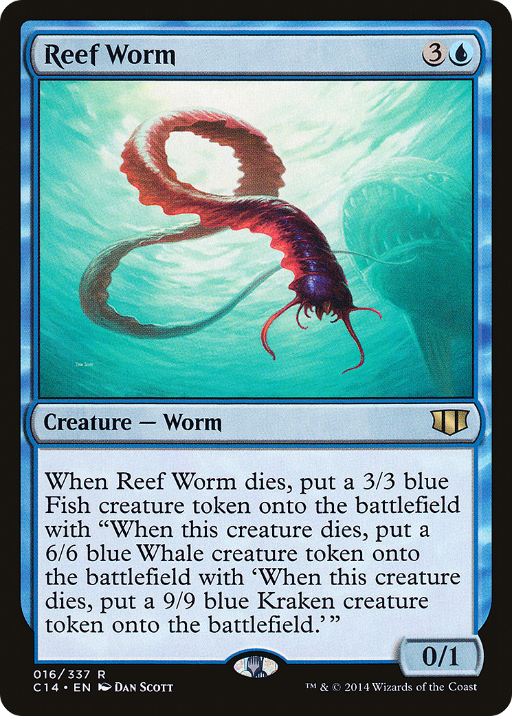 Reef Worm (C14-016) [Commander 2014] MTG Single Wizards of the Coast