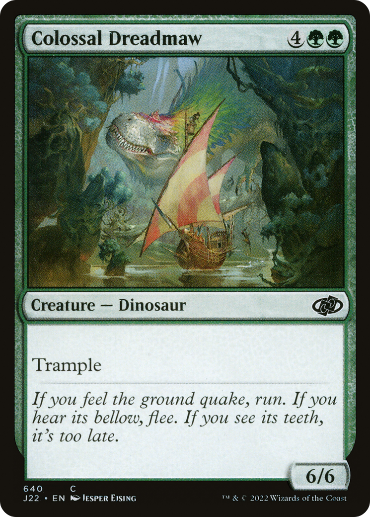 Colossal Dreadmaw (J22-640) [Jumpstart 2022] MTG Single Wizards of the Coast