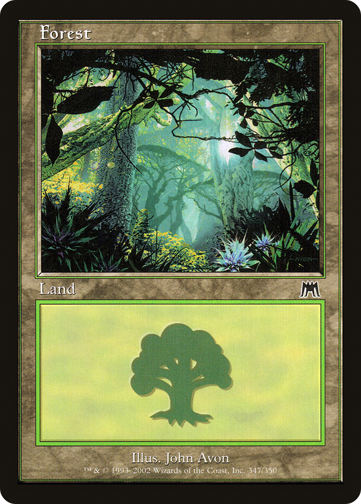 Forest (347) (ONS-347) [Onslaught] MTG Single Wizards of the Coast