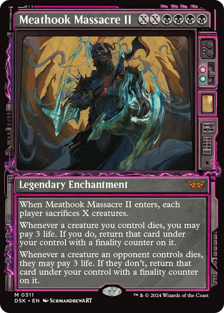 Meathook Massacre II (DSK-311) [Duskmourn: House of Horror] (Showcase) Foil MTG Single Wizards of the Coast