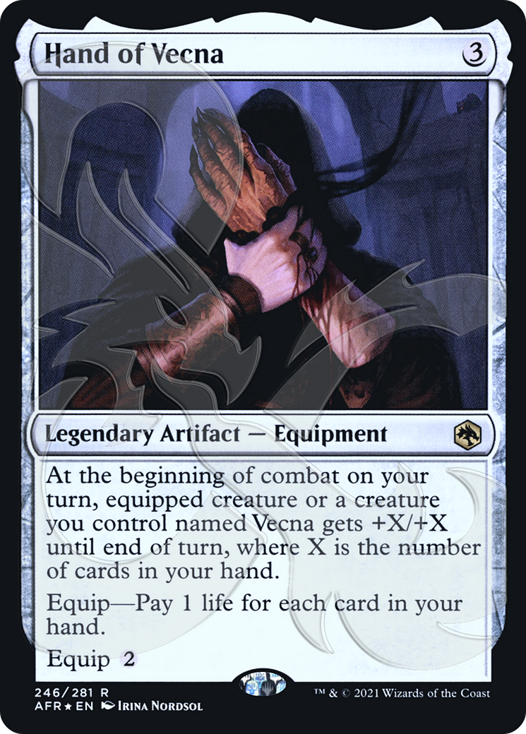 Hand of Vecna (AFR&-246) [Adventures in the Forgotten Realms Promos] Foil MTG Single Wizards of the Coast