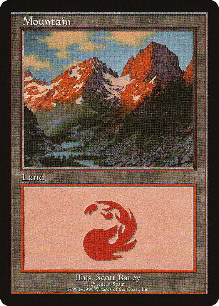 Mountain (EURO-008) [Misc] European Land Program MTG Single Wizards of the Coast