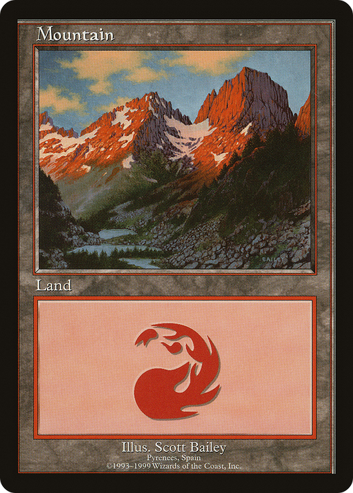 Mountain (EURO-008) [Misc] European Land Program MTG Single Wizards of the Coast