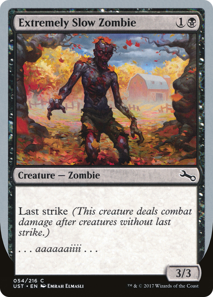 Extremely Slow Zombie (B) (UST-054) [Unstable] MTG Single Wizards of the Coast
