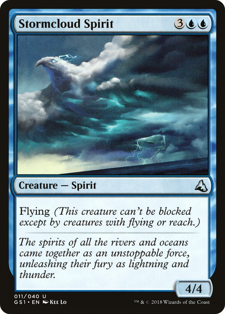 Stormcloud Spirit (GS1-011) [Misc] Global Series Jiang Yanggu & Mu Yanling MTG Single Wizards of the Coast