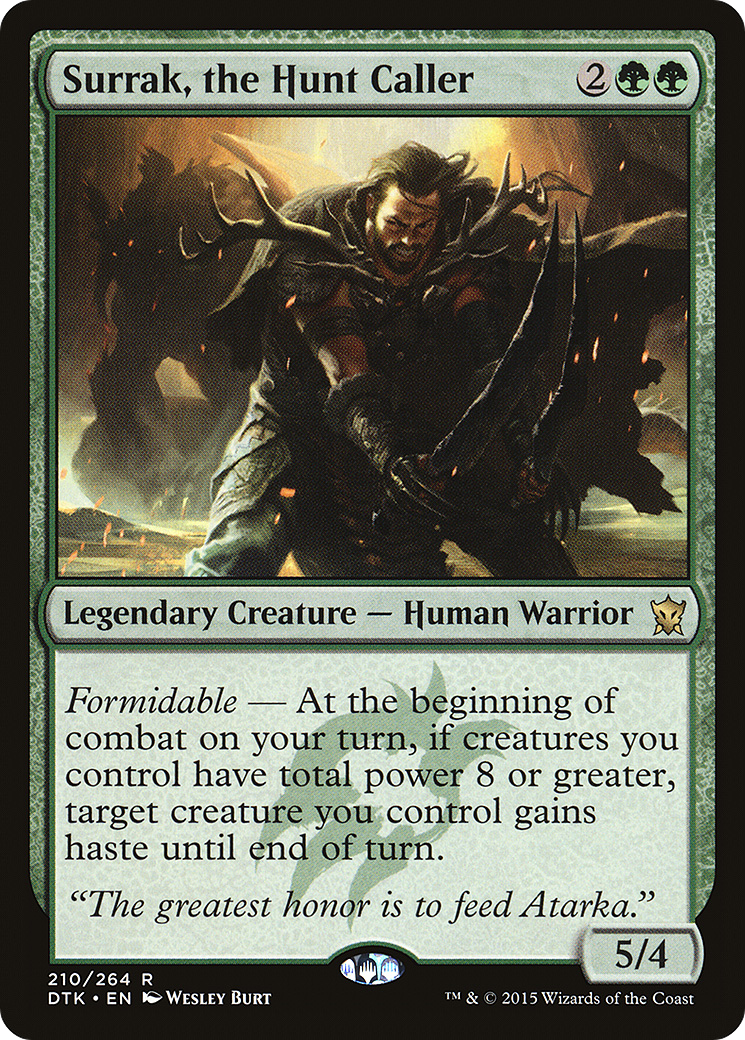 Surrak, the Hunt Caller (DTK-210) [Dragons of Tarkir] Foil