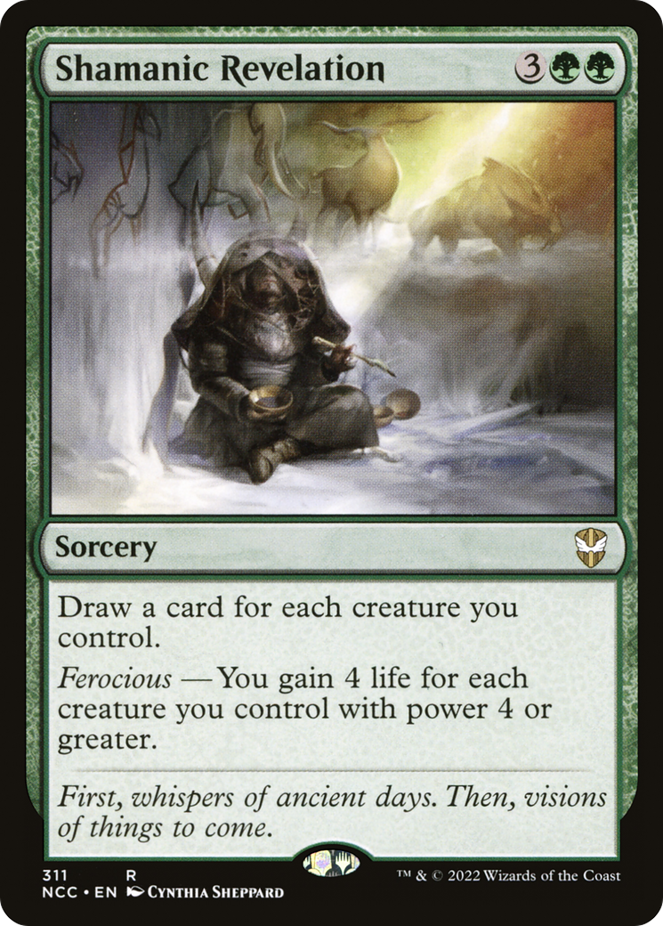 Shamanic Revelation (NCC-311) [New Capenna Commander] MTG Single Wizards of the Coast