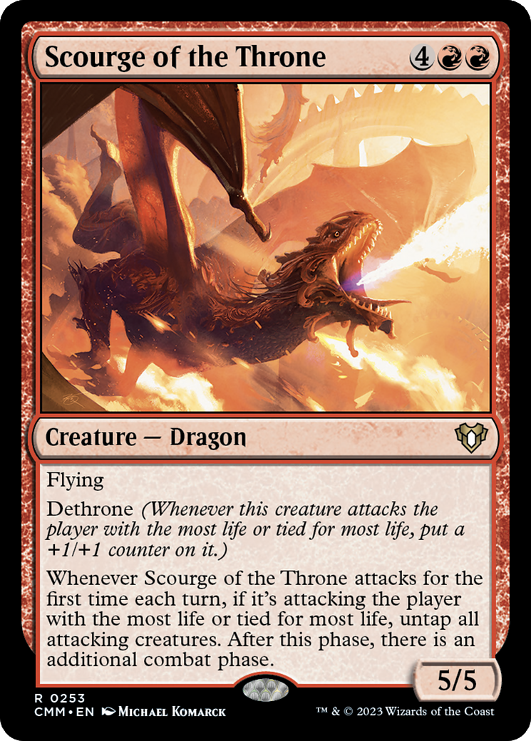 Scourge of the Throne (CMM-253) [Commander Masters] MTG Single Wizards of the Coast