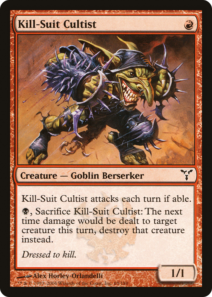 Kill-Suit Cultist (DIS-065) [Dissension] MTG Single Wizards of the Coast