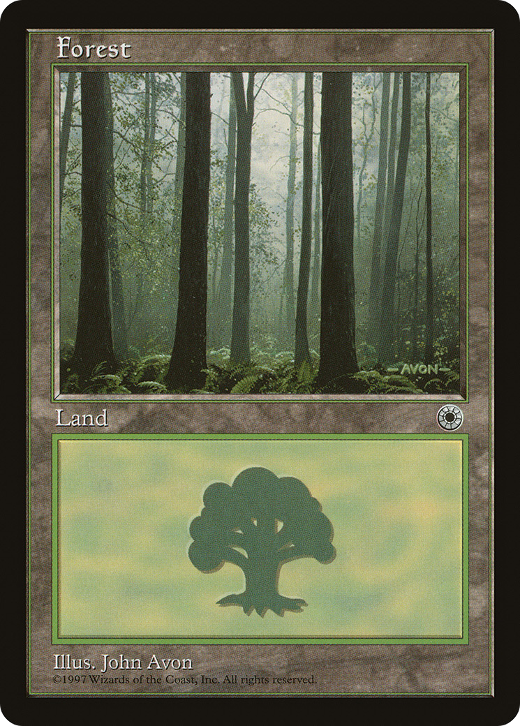 Forest (POR-214) [Misc] Portal MTG Single Wizards of the Coast