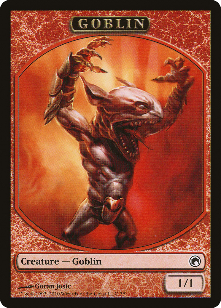 Goblin (SOM-003) [Tokens] Scars of Mirrodin Tokens MTG Single Wizards of the Coast