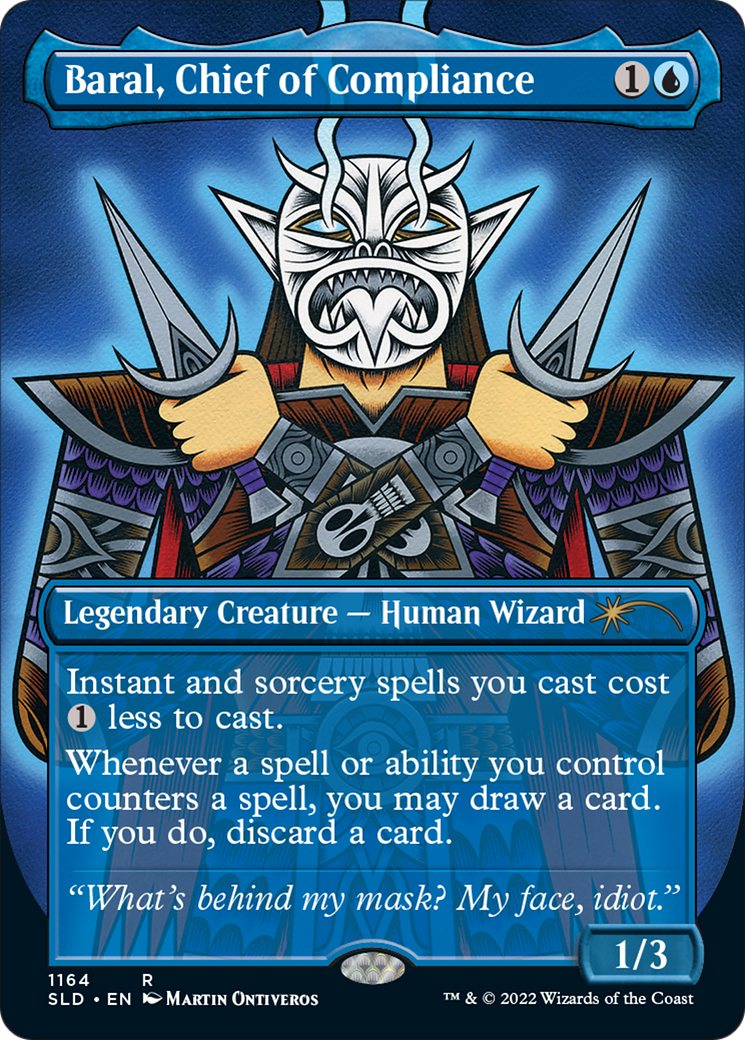 Baral, Chief of Compliance (SLD-1164) [Secret Lair] Drop (Borderless) MTG Single Wizards of the Coast