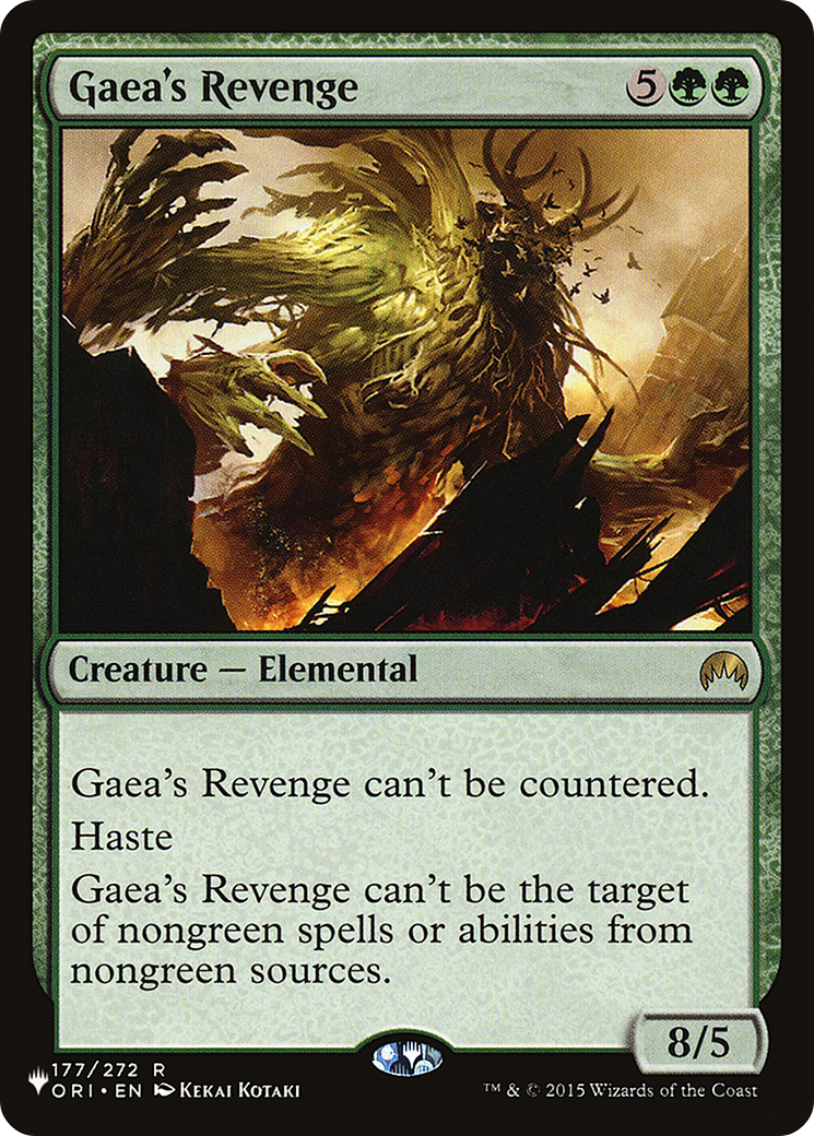 Gaea's Revenge (LIST-ORI-177) [Mystery Booster] The List MTG Single Wizards of the Coast