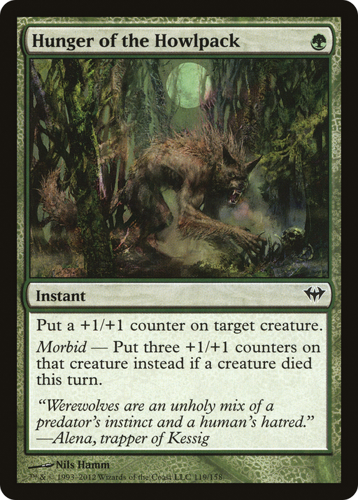 Hunger of the Howlpack (DKA-119) [Dark Ascension] MTG Single Wizards of the Coast