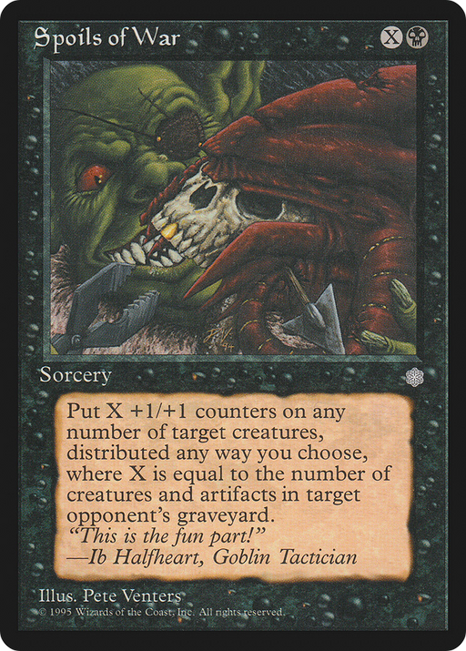 Spoils of War (ICE-164) [Ice Age] MTG Single Wizards of the Coast