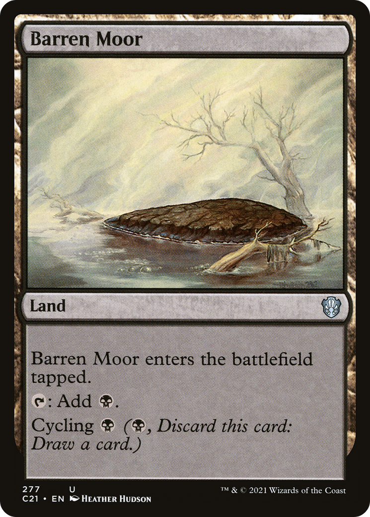 Barren Moor (C21-277) [Commander 2021] MTG Single Wizards of the Coast