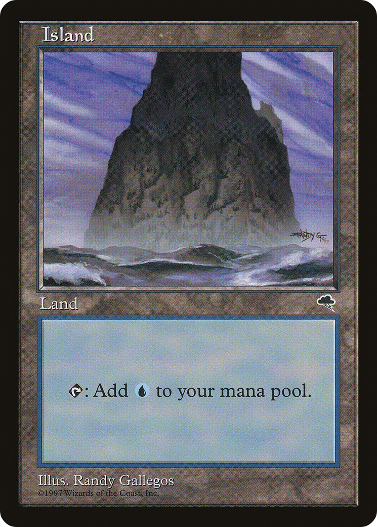 Island (Spire) (TMP-337) [Tempest] MTG Single Wizards of the Coast