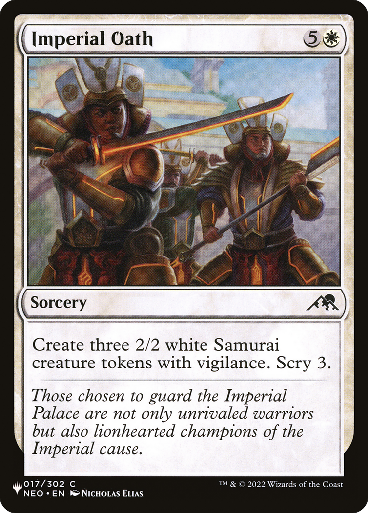 Imperial Oath (LIST-NEO-17) [Mystery Booster] The List MTG Single Wizards of the Coast