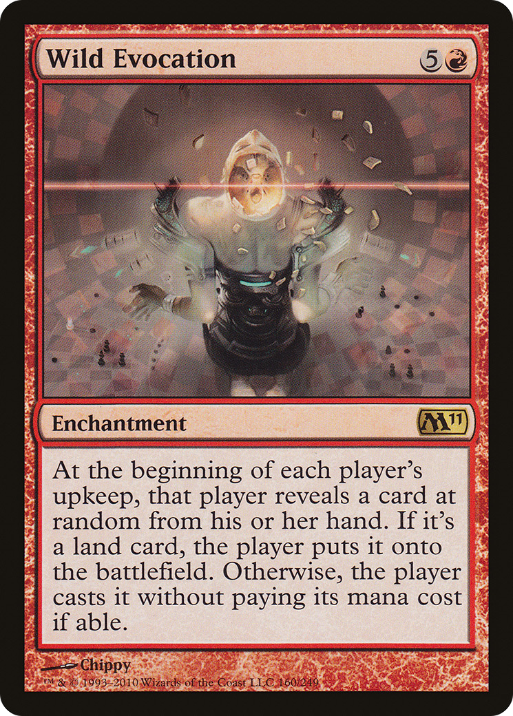 Wild Evocation (M11-160) [Magic 2011] Foil MTG Single Wizards of the Coast