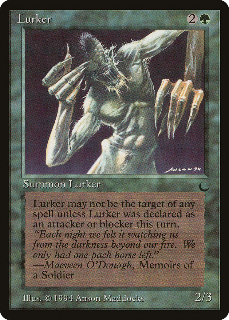 Lurker (DRK-080) [Oldschool] The Dark MTG Single Wizards of the Coast