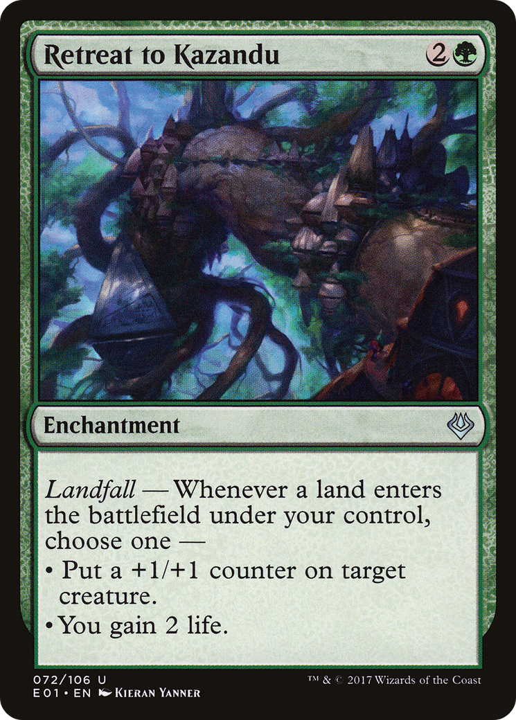 Retreat to Kazandu (AC2-072) [Misc] Archenemy: Nicol Bolas MTG Single Wizards of the Coast