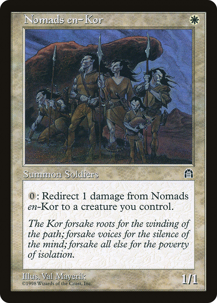 Nomads en-Kor (STH-009) [Stronghold] MTG Single Wizards of the Coast
