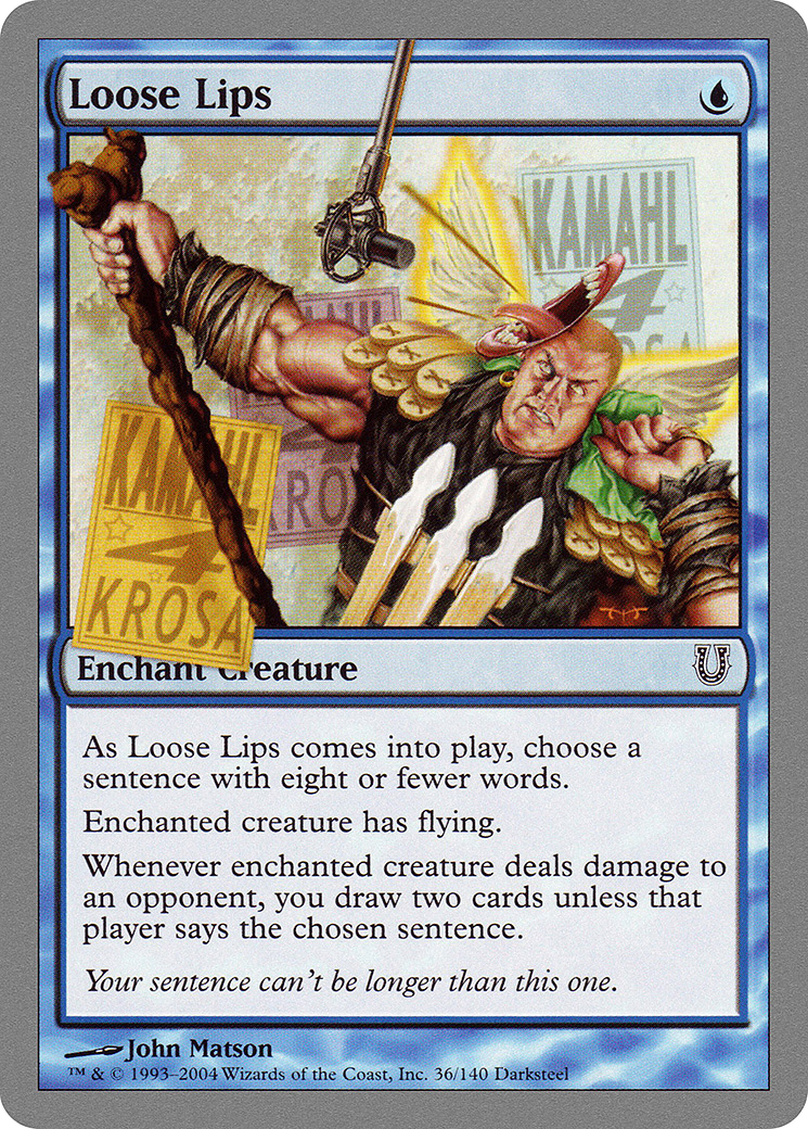 Loose Lips (UNH-036) [Unhinged] MTG Single Wizards of the Coast