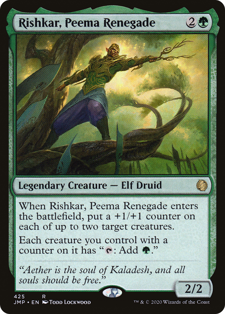 Rishkar, Peema Renegade (JMP-425) [Jumpstart] MTG Single Wizards of the Coast