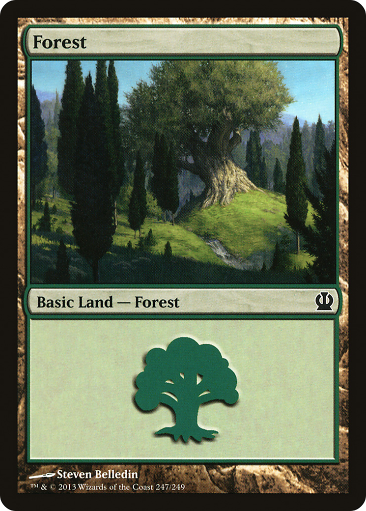 Forest (247) (THS-247) [Theros] MTG Single Wizards of the Coast
