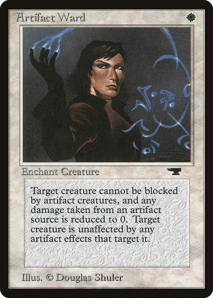 Artifact Ward (ATQ-) [Oldschool] Antiquities MTG Single Wizards of the Coast