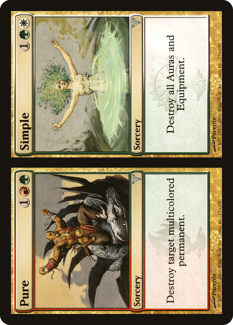 Pure // Simple (DIS-154) [Dissension] Foil MTG Single Wizards of the Coast