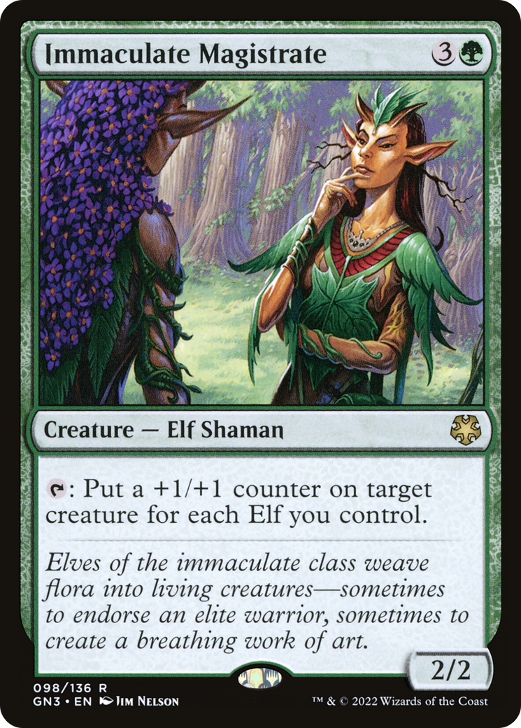 Immaculate Magistrate (GN3-098) [Misc] Game Night: Free-for-All MTG Single Wizards of the Coast