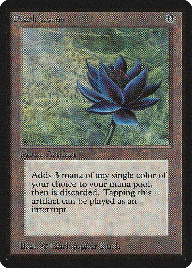 Black Lotus (LEB-233) [Oldschool] Limited Edition Beta MTG Single Wizards of the Coast