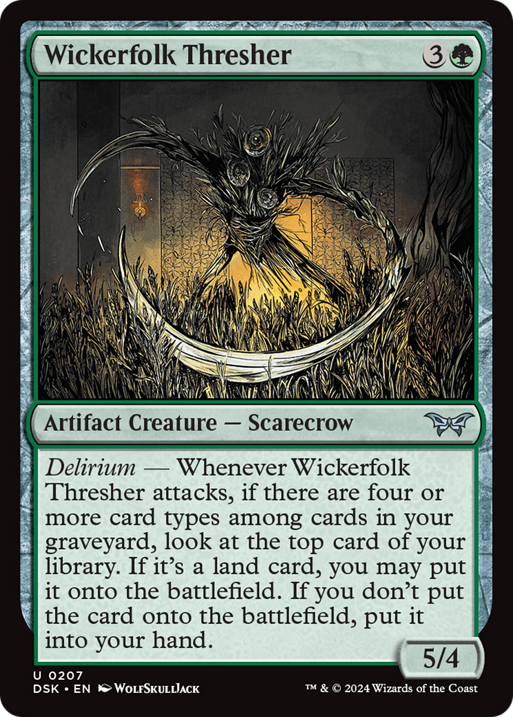 Wickerfolk Thresher (DSK-207) [Duskmourn: House of Horror] MTG Single Wizards of the Coast