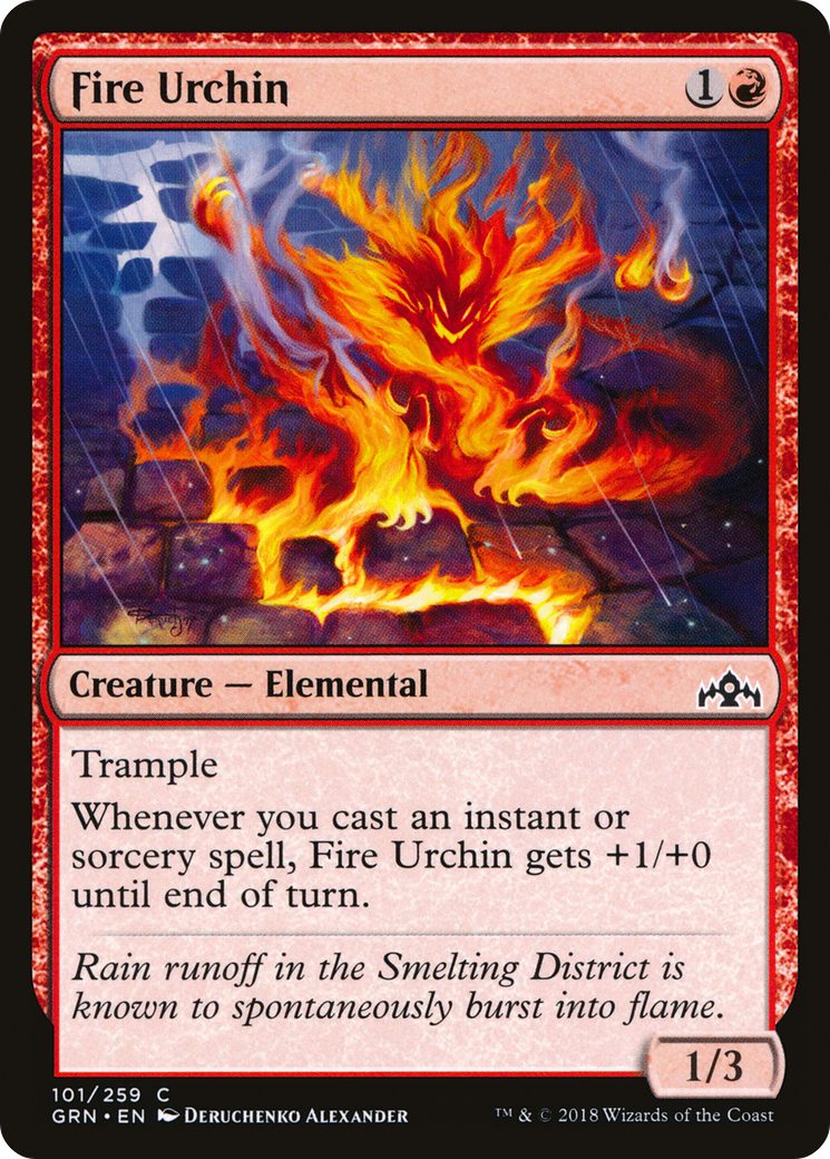 Fire Urchin (GRN-101) [Guilds of Ravnica] MTG Single Wizards of the Coast
