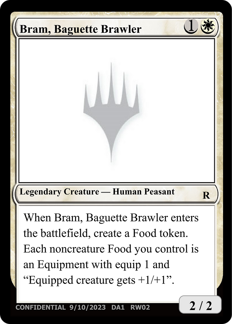 Bram, Baguette Brawler (UNK-RW02A) [Misc] Unknown Event MTG Single Wizards of the Coast