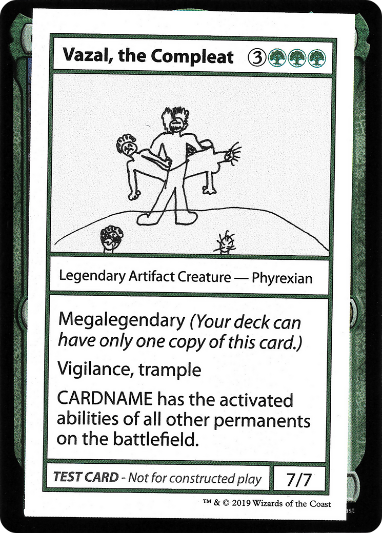 Vazal, the Compleat (CMB1-085) [Mystery Booster] Playtest Cards 2021 MTG Single Wizards of the Coast
