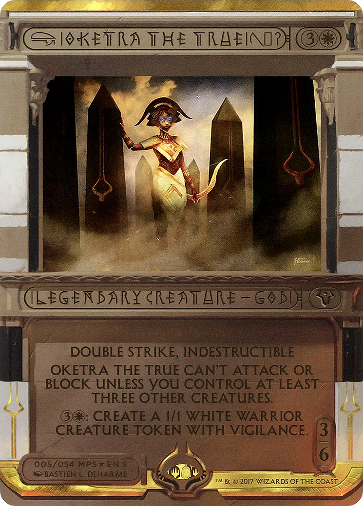 Oketra the True (MPS2-005) [Amonkhet Invocations] (Borderless) Foil MTG Single Wizards of the Coast