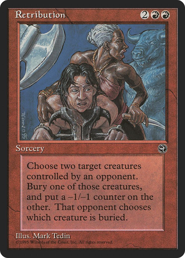 Retribution (HML-079) [Homelands] MTG Single Wizards of the Coast