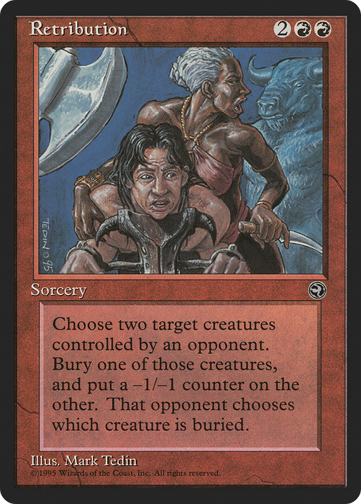 Retribution (HML-079) [Homelands] MTG Single Wizards of the Coast