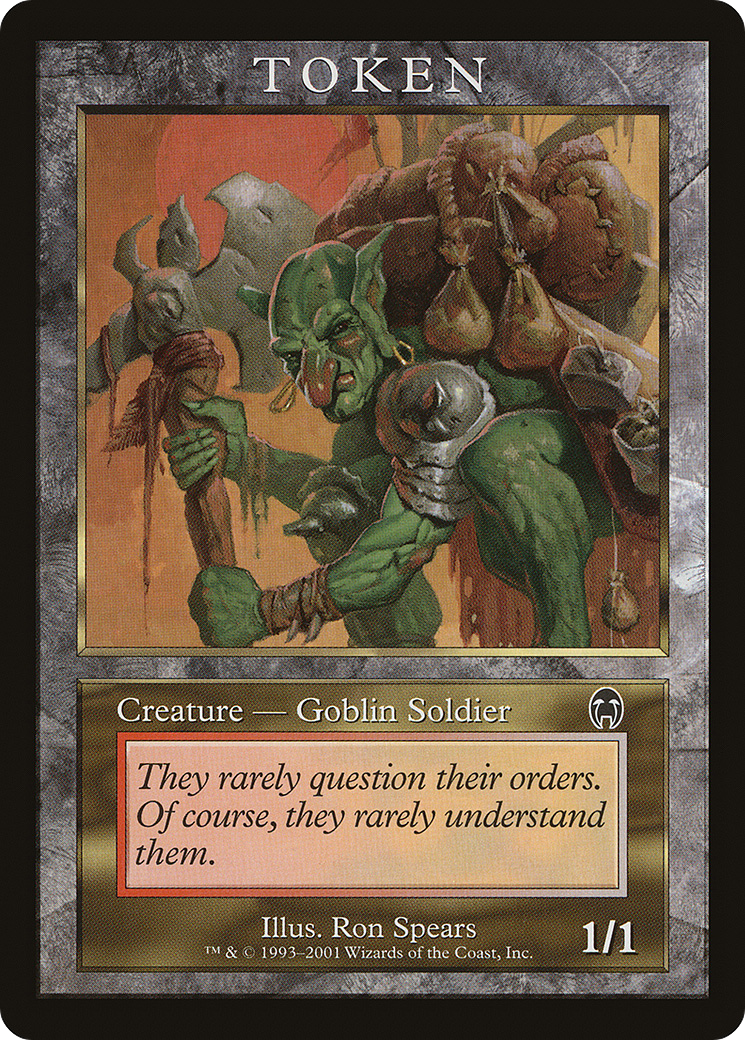 Goblin Soldier Token (APC) (MPRP-) [Misc] Magic Player Rewards 2001 MTG Single Wizards of the Coast