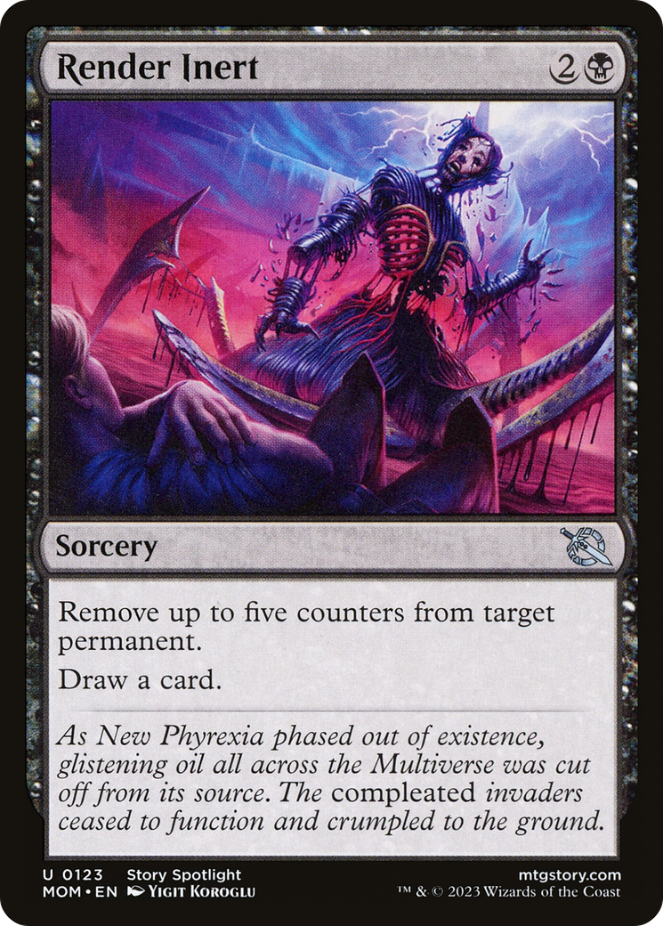 Render Inert (MOM-123) [March of the Machine] MTG Single Wizards of the Coast