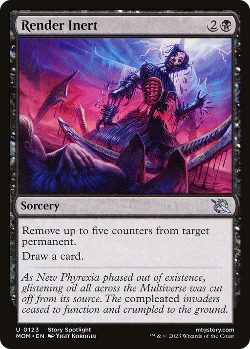 Render Inert (MOM-123) [March of the Machine] MTG Single Wizards of the Coast
