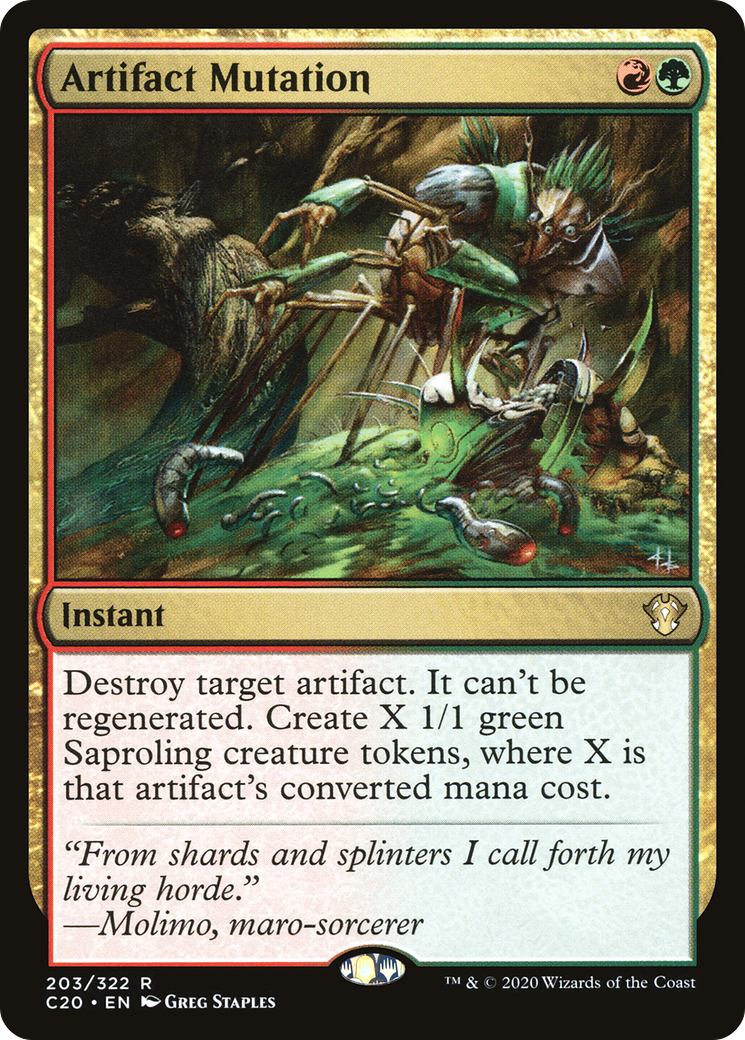Artifact Mutation (C20-203) [Commander 2020] MTG Single Wizards of the Coast