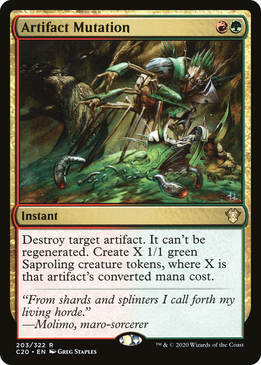 Artifact Mutation (C20-203) [Commander 2020] MTG Single Wizards of the Coast