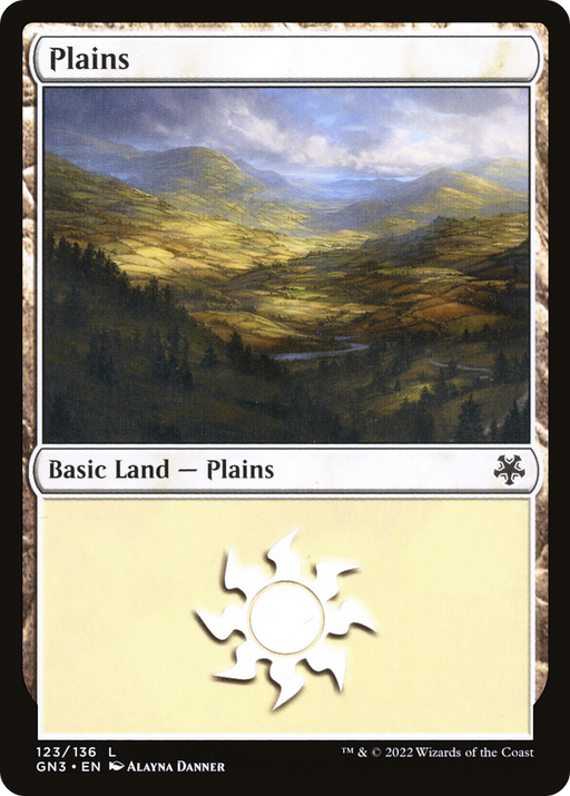 Plains (GN3-123) [Misc] Game Night: Free-for-All MTG Single Wizards of the Coast