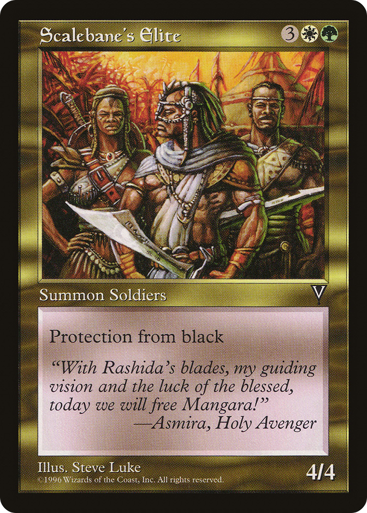 Scalebane's Elite (VIS-135) [Visions] MTG Single Wizards of the Coast