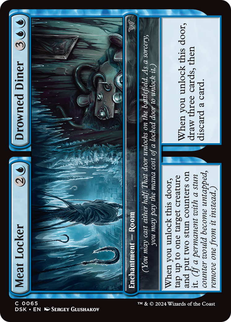 Meat Locker // Drowned Diner (DSK-065) [Duskmourn: House of Horror] Foil MTG Single Wizards of the Coast