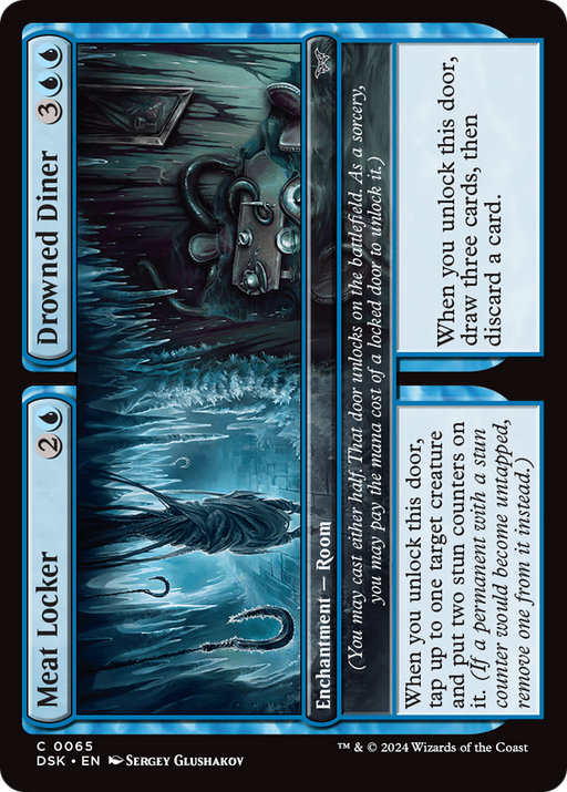 Meat Locker // Drowned Diner (DSK-065) [Duskmourn: House of Horror] Foil MTG Single Wizards of the Coast