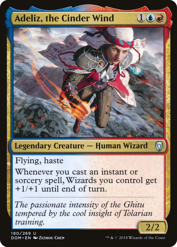 Adeliz, the Cinder Wind (DOM-190) [Dominaria] MTG Single Wizards of the Coast